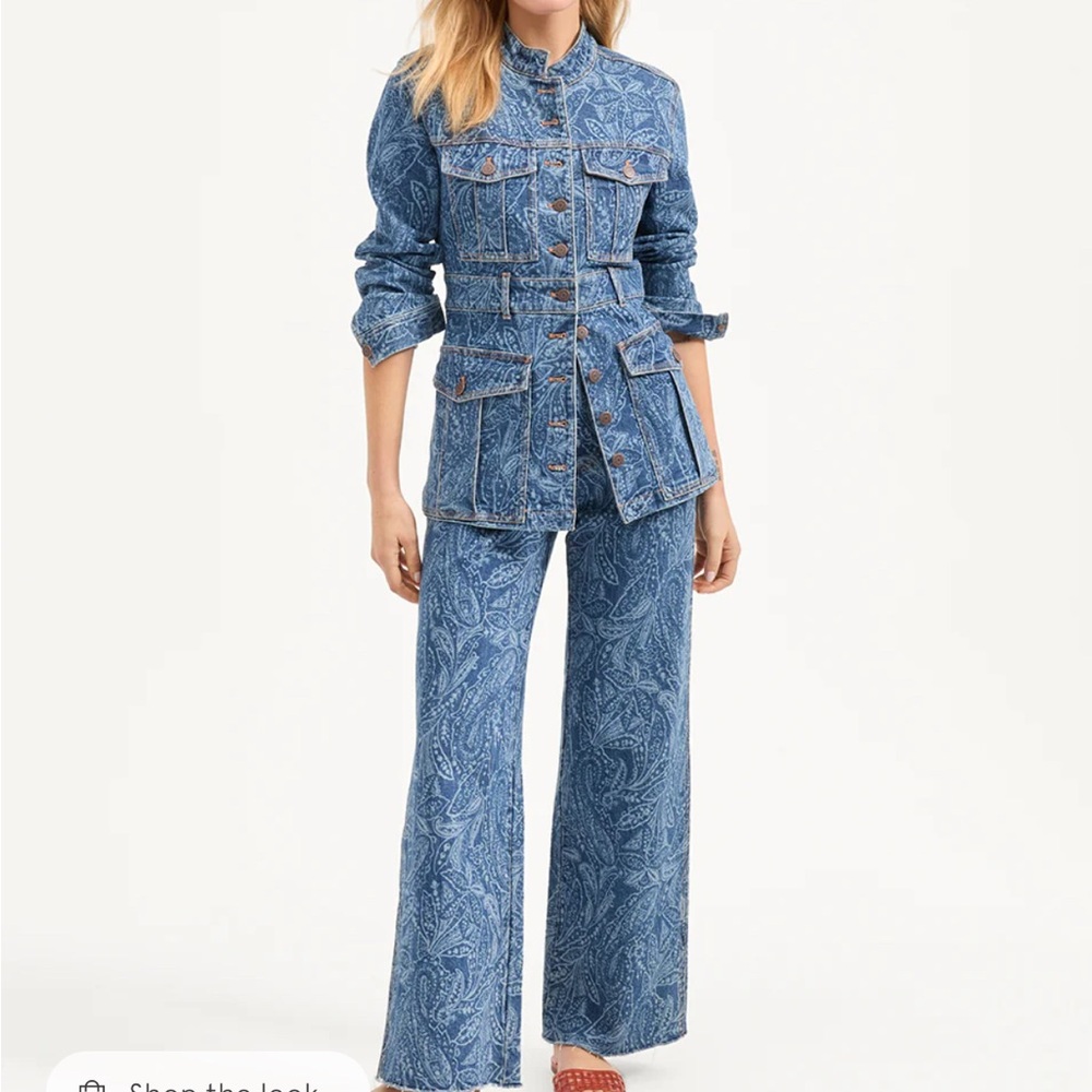 Tika Paisley Denim Jacket